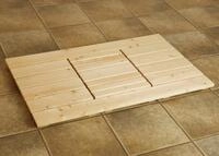 weka Saunabodenrost, H&ouml;he 40 mm, Holz, BxL: 62x105 cm