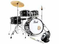Pearl Drums Schlagzeug Roadshow 18 mit Kopfhörer und Sticks