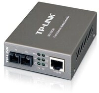 tp-link MC100CM Medienkonverter, Fast-Ethernet-Multimode-Medienkonverter grau