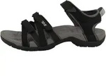 Teva Damen Sandalen Tirra Leder schwarz Trekkingsandale