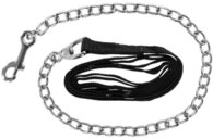 Kerbl F&uuml;hrleine F&uuml;hrleine mit Kette 250 cm schwarz 32147, (1-tlg)