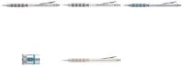 PENTEL Bleistift Druckbleistift Graphgear 1000 0,9mm silber/gelb