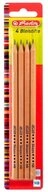Herlitz Bleistift Herlitz Bleistifte Skizzo natur HB 4 St&uuml;ck FSC