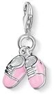 THOMAS SABO Charm-Einh&auml;nger 0820-007-9 Charm-Anh&auml;nger Rosa Babyschuhe Silber