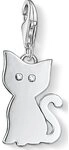 THOMAS SABO Kettenanh&auml;nger Thomas Sabo Damen-Charm 925er Silber 2 Zirkonia