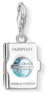 THOMAS SABO Charm-Einh&auml;nger 1233-007-17, Passport, Reisepass, Welt, Weltkugel