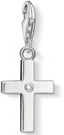 THOMAS SABO Charm-Einh&auml;nger Kreuz, mit Zirkonia (synth)