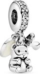 Pandora Kettenanh&auml;nger Pandora Baby-Teddyb&auml;r Charm-Anh&auml;nger 792100CZ...