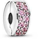 Pandora Charm-Einh&auml;nger Pandora silber Clip rosa Steine 791817PCZ