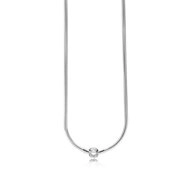 Pandora Kette ohne Anh&auml;nger Halskette Damen mit Kugelverschluss Silber...