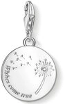 THOMAS SABO Charm-Einh&auml;nger Pusteblume WISHES COME TRUE, mit Zirkonia (synth)