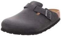 Birkenstock Boston Ge&ouml;ltes Nubukleder normal Unisex Erwachsene Clog Sandalen,