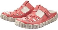 Clog RIEKER, Damen, Gr. 36, rot, Leder, Schuhe Clog, Sabot, Sommerschuh, Schlappen,