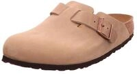 Birkenstock Boston Ge&ouml;ltes Nubukleder normal Unisex Erwachsene Clog Sandalen,