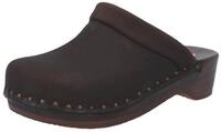 BERKEMANN Berkemann Erwachsene Holz Soft-Toeffler Clogs Lede Clog