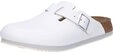 Birkenstock Clog Boston Super Grip, Naturleder, wei&szlig; Pantolette