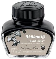 HAMELIN PAPERBRANDS Pelikan Tintenglas Fount India schwarz 30ml Tintenglas