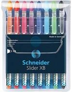 Schneider Permanentmarker Druckkugelschreiber 8 Kugelschreiber Slider Basic