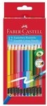Faber-Castell Buntstift FABER-CASTELL Buntstifte 12 St&uuml;ck Kartonetui