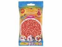 Hama Beutel mit Perlen 1000 Stück Pastell-Rot (207-44)