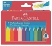Faber-Castell Wachsmalstift, (12-tlg), mit ergonomischer Griffzone