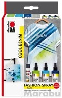 Marabu Spr&uuml;hfarbe Marabu Fashion Spray Cool Denim 3x100ml