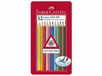 Faber-Castell Marker FABER-CASTELL Dreikant-Buntstifte Colour GRIP, 12er Etui