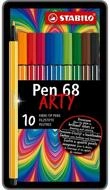 STABILO Marker Fasermaler -Pen 68 10er Blechetui