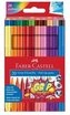 Faber-Castell Filzstift Faber-Castell Grip Colour Marker Filzstift - 20er Etui