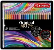 STABILO K&uuml;nstlerstift STABILO Original Premium-Buntstift ARTY - 24er Metalletui