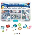 C. KREUL Stein KREUL Schmucksteine Set mehrfarbig 1000 St&uuml;ck Box