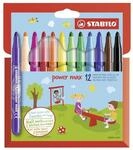 STABILO Filzstift STABILO power max Filzstift - 3 mm - 12er Set