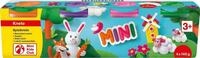 Eberhard Faber Knete Spielknete Sonderfarben orange, lila, rosa, gr&uuml;n - 4x 140g