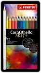 STABILO Kreidemarker STABILO CarbOthello ARTY Pastellkreidestift - 12er...