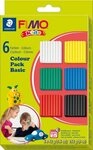STAEDTLER Modelliermasse STAEDTLER FIMO Modelliermasse kids Basicset 42g 6x42g