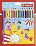 STABILO Buntstift STABILO Trio dick Dreikant-Buntstift - 18er Set