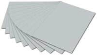 Folia Max Bringmann KG Bastelkartonpapier folia Fotokarton 300g/m&sup2; silber DIN...