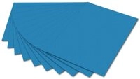 Folia Max Bringmann KG Bastelkartonpapier folia Fotokarton 300g/m&sup2; mittelblau...