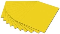 Folia Max Bringmann KG Bastelkartonpapier folia Fotokarton 300g/m&sup2; goldgelb DIN A4