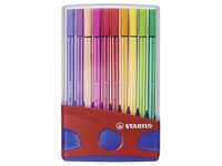 STABILO Pen 68 ColorParade 20er Tischset rot/blau 20 Farben