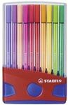 STABILO Faserstift STABILO Pen 68 Filzstift - 1 mm - 20er ColorParade...
