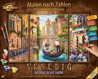 Schipper Malen nach Zahlen Meisterklasse Triptychon - Venedig - Die Stadt in der