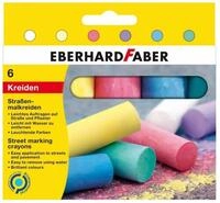 Eberhard Faber Kreidemarker Stra&szlig;enmalkreide farbsortiert 6 St.