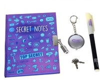 SIMBA Tagebuch Secret Notes Set, mit geheimer Schrift nur mit UV-Licht sichtbar