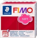 STAEDTLER Bastelnaturmaterial Fimo Soft kirschrot 57 Gramm