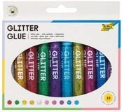 Folia Max Bringmann KG Klebeband folia Glitter Glue 10 Farben 10x9,5ml