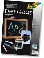 Folia Tafel Tafelfolie 23x33cm 135my schwarz selbstklebend 5 St&uuml;ck im PC