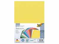 Folia Bastelkartonpapier, Tonpapier pastell, Format DIN A4, 130 g/m2, 500 Blatt