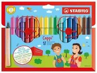 STABILO Filzstift STABILO Cappi Filzstift - 1 mm - 18er Set