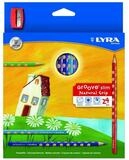 LYRA Buntstift LYRA Buntstifte Groove slim Natural Grip 24 St&uuml;ck Kartonetui